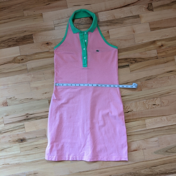 Lacoste Pique Halter Style Dress. Size 38. EUC. - Picture 5 of 10